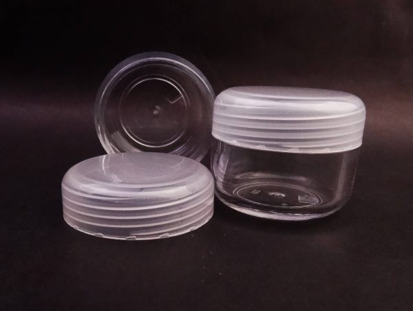 Clear Plastic Container with Press-on Lid-0
