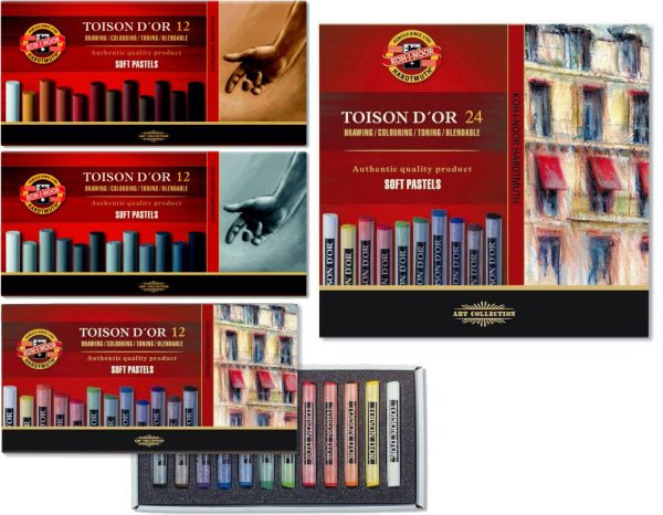 Toison D'Or Soft Pastels - 36 Assorted Colours