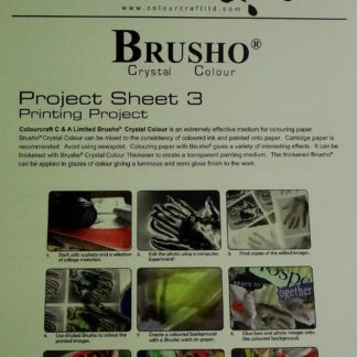 Brusho Project Sheet 3 - Collage Project (Using Text & Photo Images)-0
