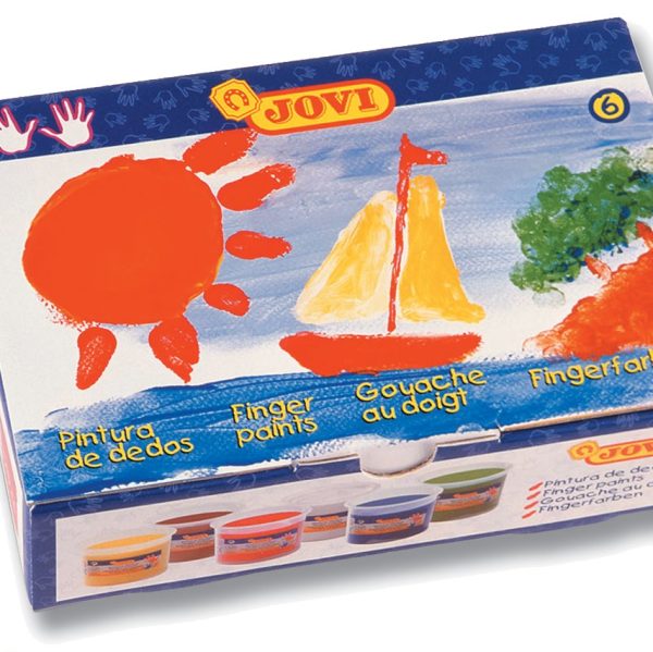 Standard Finger Paint Assorted - 6 x 110ml **While Stocks Last**-0