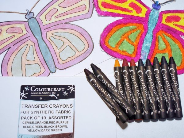 Fabric Transfer Crayons pack of 10